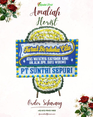 Papan Bunga Duka di Rajapolah