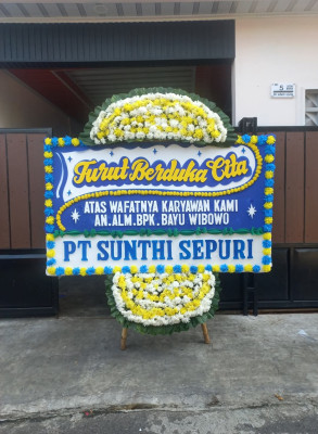 Papan Bunga Duka di Rajapolah