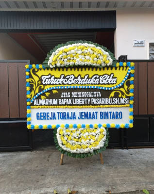 Papan Bunga Duka di Rajapolah