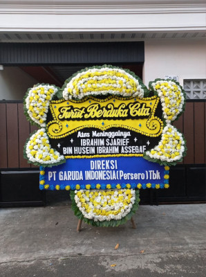 Papan Bunga Duka di Rajapolah