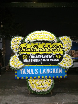 Papan Bunga Duka di Rajapolah